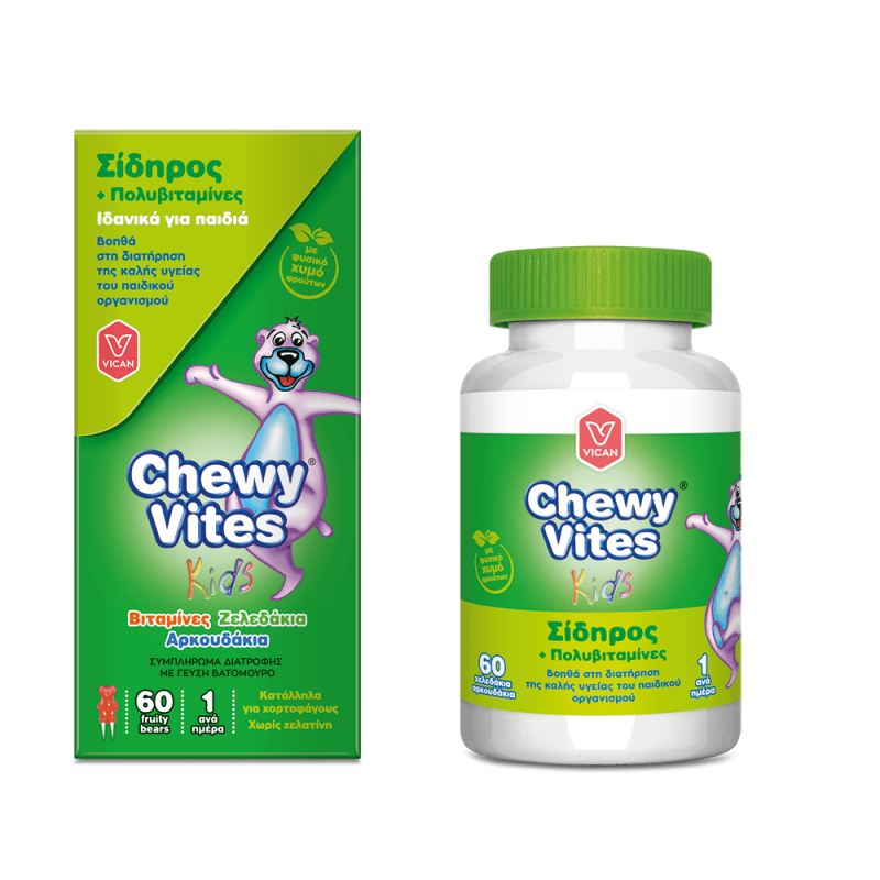 Chewy Vites Kids Iron & Multivitamins, 60gummies