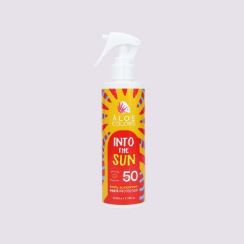 Aloe Colors Into The Sun Body Sunscreen Αντηλιακή Κρέμα Σώματος SPF50, 200ml