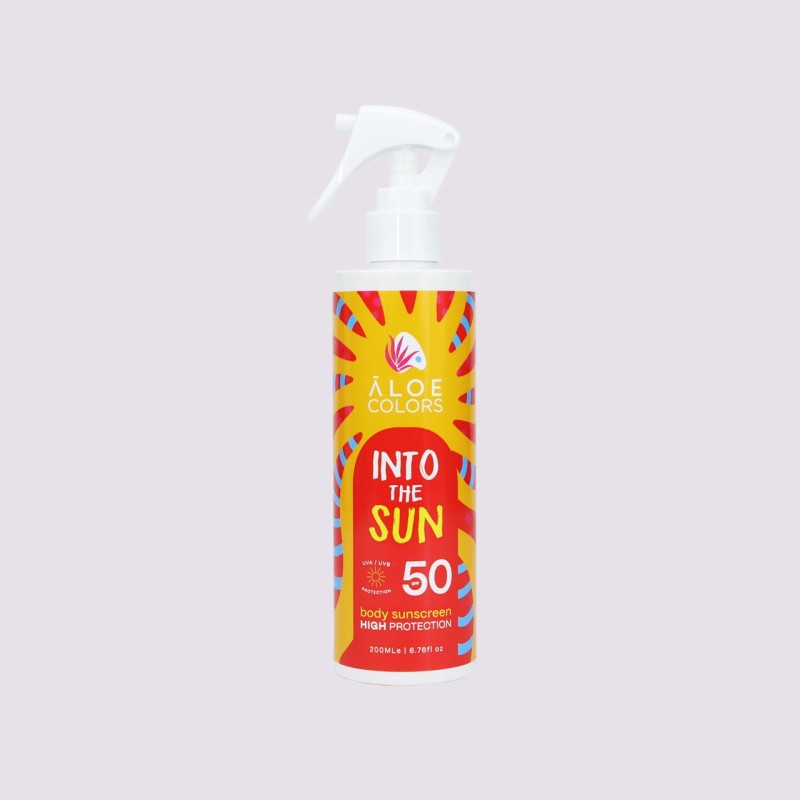 Aloe Colors Into The Sun Body Sunscreen Αντηλιακή Κρέμα Σώματος SPF50, 200ml