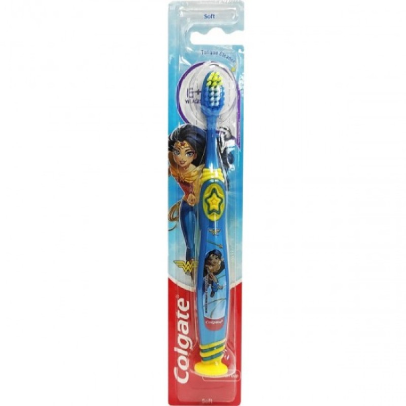 Colgate Kids Soft Toothbrush Παιδική Οδοντόβουρτσα Μαλακή με Υπερήρωρες 6+ Years