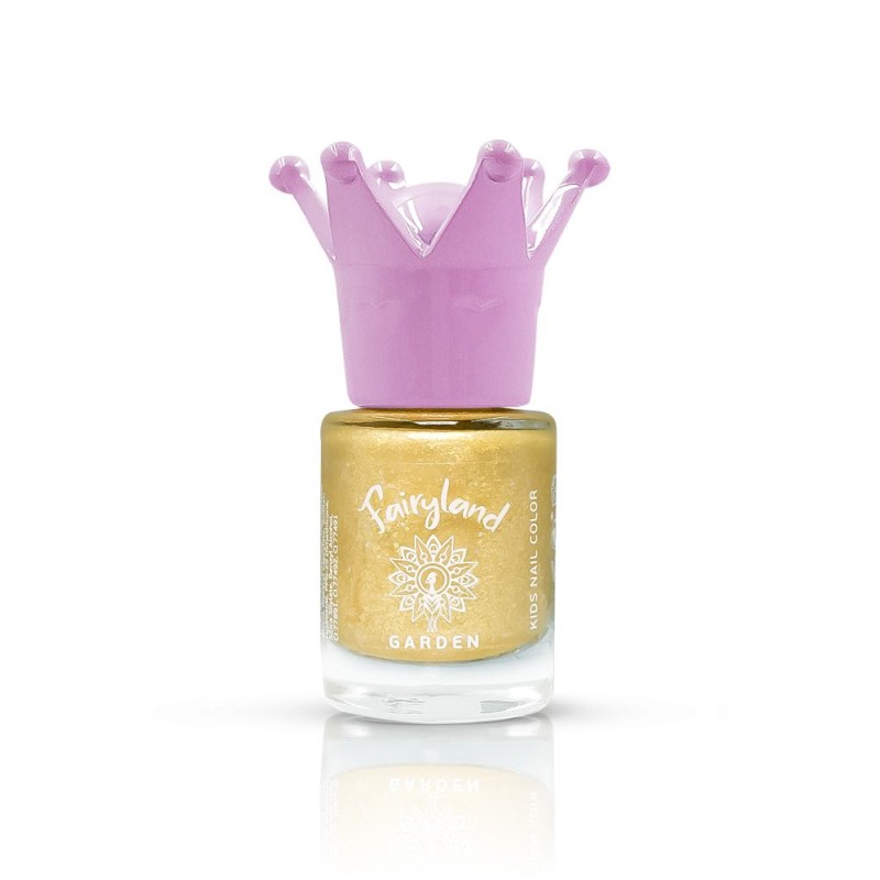 Garden Fairyland Nail Polish Glitter Gold Jiny 4 7.5ml