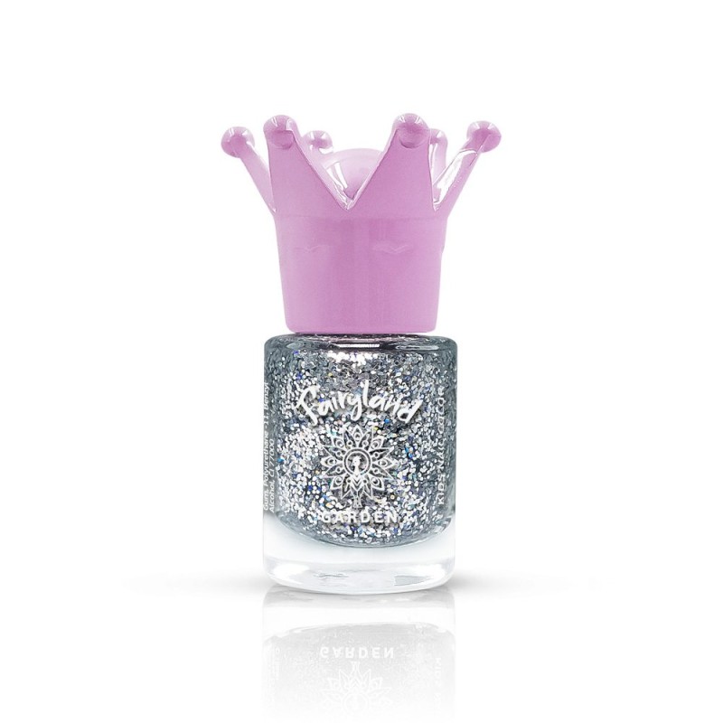 Garden Fairyland Nail Polish Glitter Silver Jiny 1 7.5ml