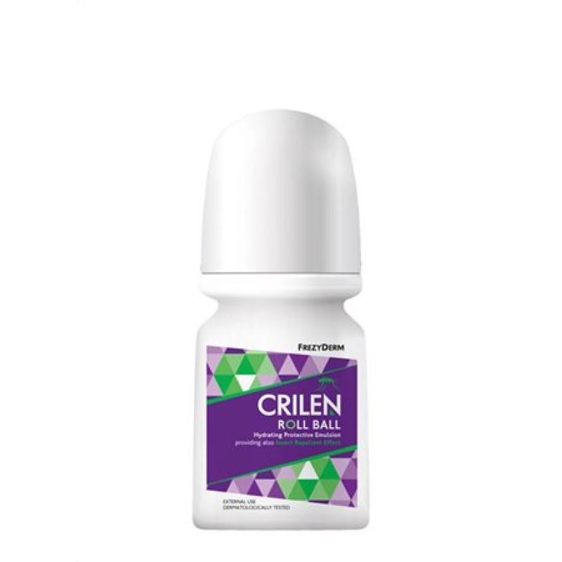 Frezyderm Crilen Roll Ball Ενυδατικό Εντομοαπωθητικό Γαλάκτωμα, 50ml