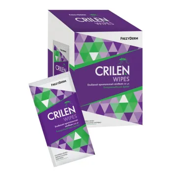 Frezyderm Crilen Wipes Εντομοαπωθητικά Υγρά Μαντηλάκια 20τμχ