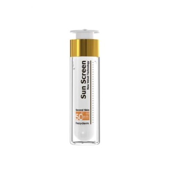 Frezyderm Sun Screen Velvet SPF50 Διάφανη Αντηλιακή για το Πρόσωπο, 50ml 