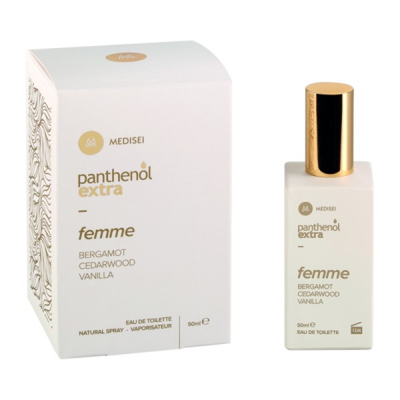  Panthenol Extra Femme Eau de Toilette Bergamot Cedarwood Vanilla Γυναικείο Άρωμα 50ml