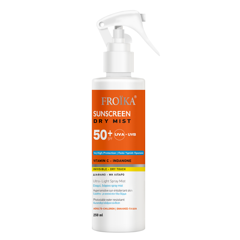 Froika Sunscreen Dry Mist SPF 50, 250ml