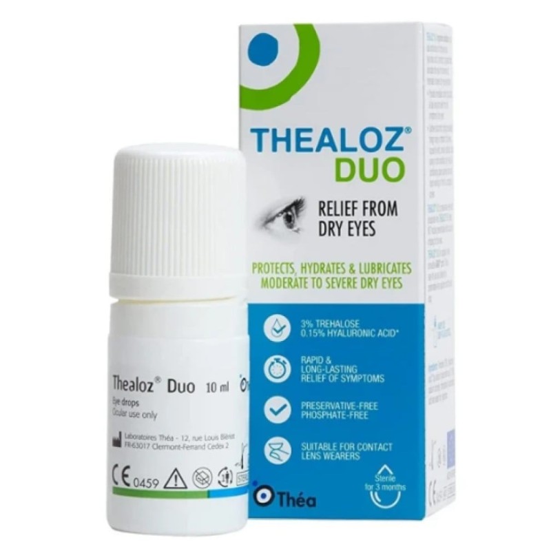 Thealoz Duo Οφθαλμικές Σταγόνες 10ml 