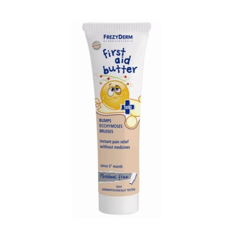  Frezyderm First Aid Butter Gel που Αντιμετωπίζει Χτυπήματα, Εκχυμώσεις & Μώλωπες για Πρόσωπο & Σώμα, 50ml 