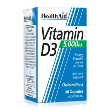 Health Aid Vitamin D3 5000 IU, 30 tabs