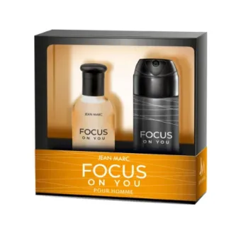 JEAN MARC Focus You Men’s Gift Set – Eau de Toilette 100 ml + Deodorant 150 ml