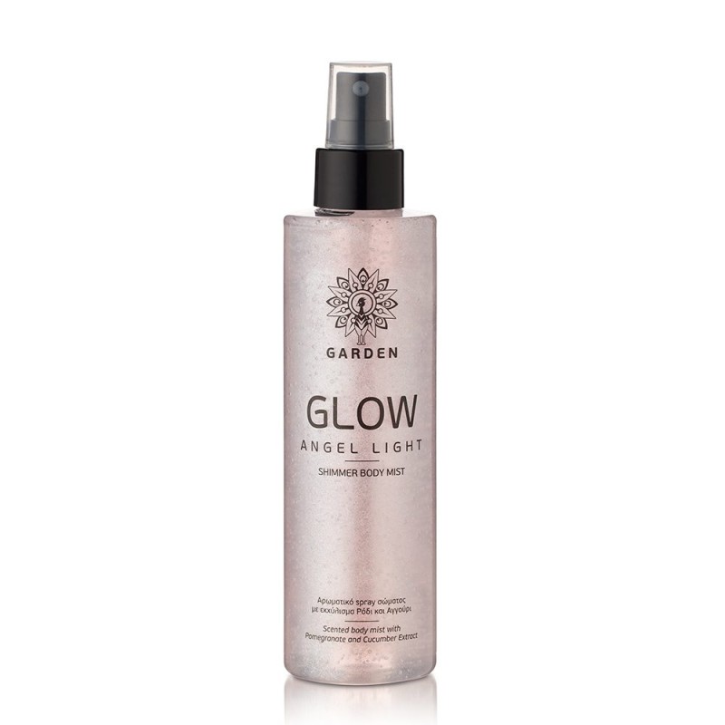 Glow Angel Light Body Mist Silver Rose Shimmer 200ml