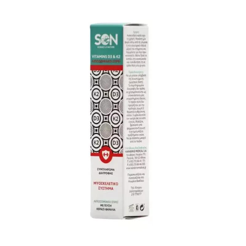 Son Science of Nature Liposomal D3 K2 Spray, 30ml