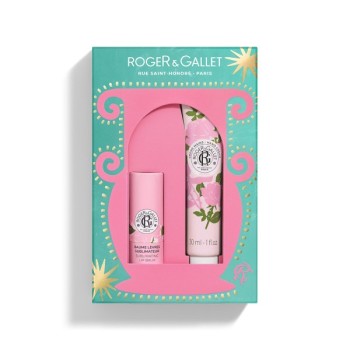 Roger & Gallet Promo Rose with Lip Balm 3.5g & Hand Cream, 30ml 