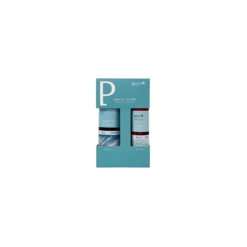 Panthenol Extra Promo Aquatic Escape με Aquatic Escape Shower Gel Αφρόλουτρο Σώματος, 500ml & Aquatic Escape Body Milk Γαλάκτωμα Σώματος, 300ml, 1σετ