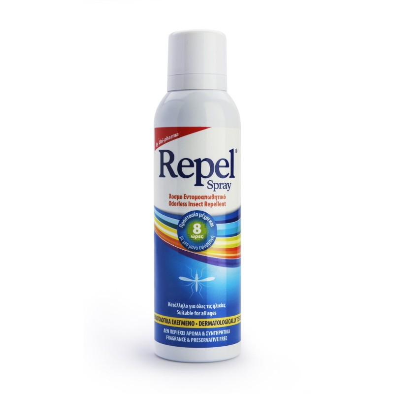  Repel Spray Άοσμο Εντομοαπωθητικό 150ml 