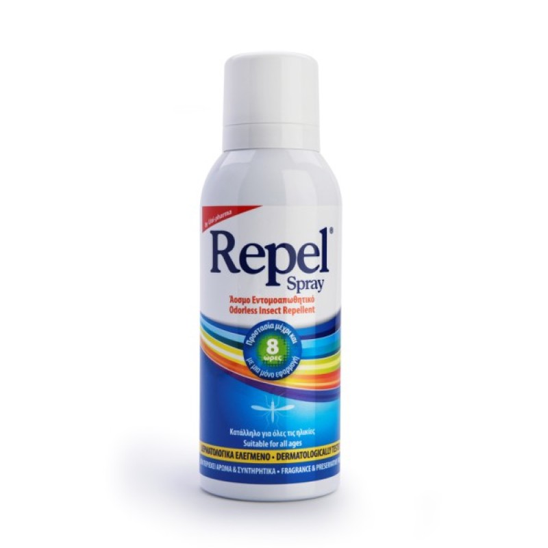 Repel Spray  Άοσμο Εντομοαπωθητικό 100ml 