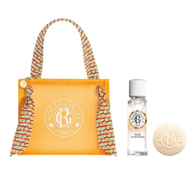 Roger & Gallet Set Bois d'Orange Wellbeing Fragrant Water 30ml & Bois D'Orange Beneficial Soap 50gr 