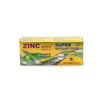 Medichrom Zinc Extra Super Gluconate 420mg 30tabs 