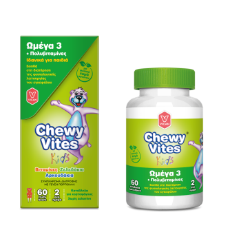 Chewy Vites Kids Omega 3 & Multivitamins, 60gummies