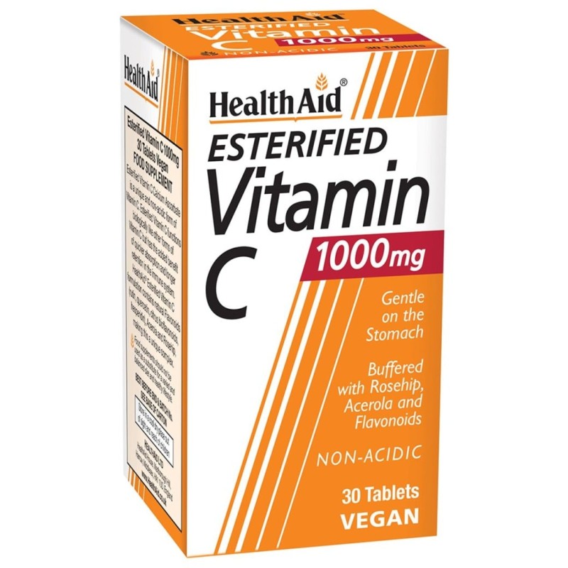 Health Aid Esterified Vitamin C 1000mg, 30tabs