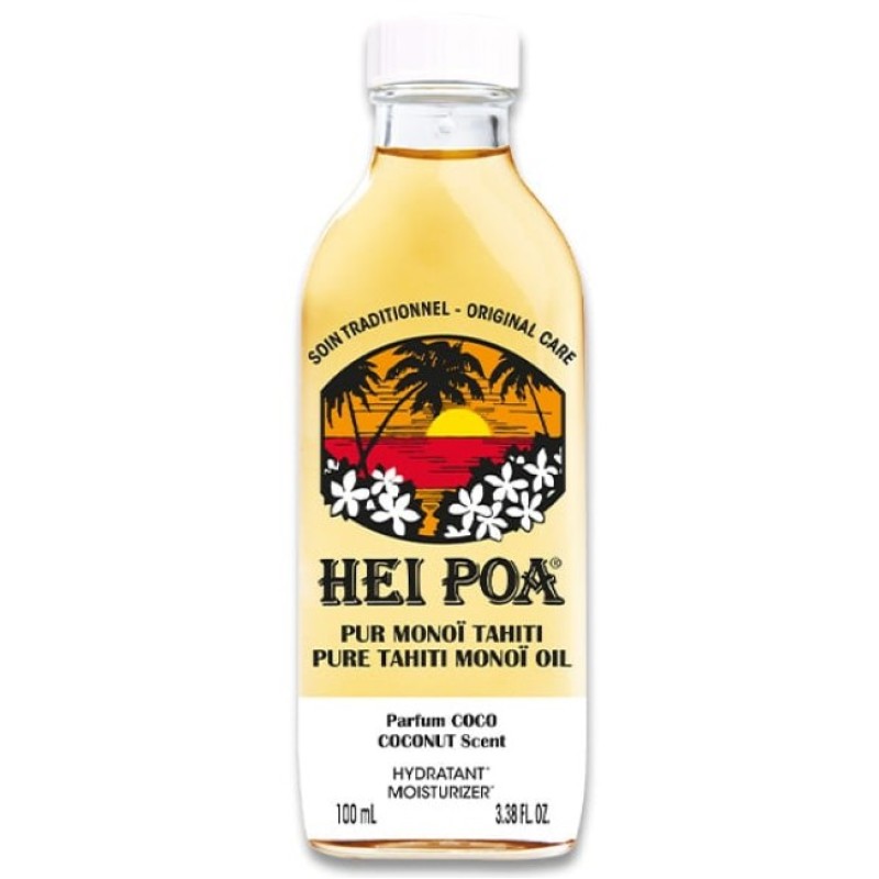 HEI POA Monoi Oil Coconut Λάδι Monoi Πολλαπλών Χρήσεων με Άρωμα Καρύδας, 100ml