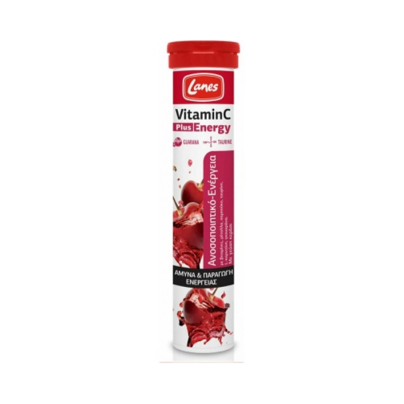 Lanes Vitamin C 500mg Plus Energy Cherry, 20eff.tabs