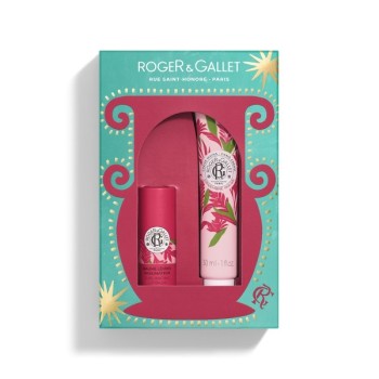  Roger & Gallet Promo Gingembre Rouge with Lip Balm 3.5g & Hand Cream, 30ml
