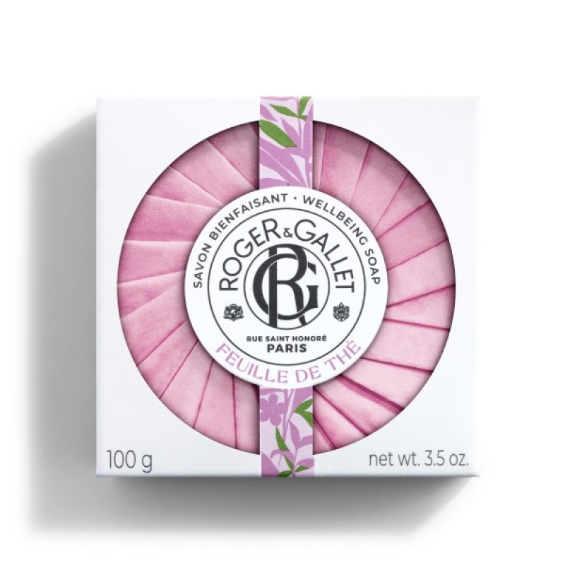 Roger & Gallet Feuille De The Φυτικό Σαπούνι Σώματος 100gr 