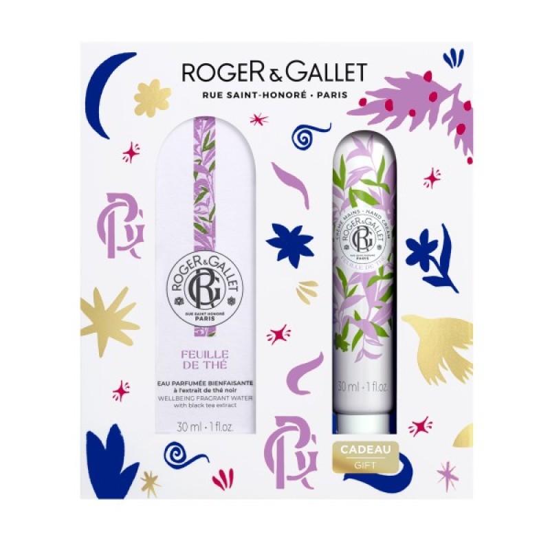 Roger & Gallet Promo Feuille De The Eau Parfumee Bienfaisante 30ml & Κρέμα Χεριών, 30ml 