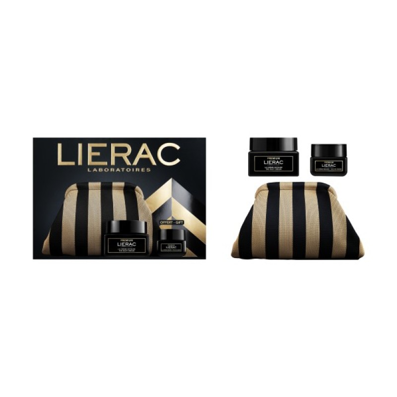 Lierac Promo Premium The Silky Cream, 50ml & The Eye Cream, 20ml & Pouch, 1τμχ 