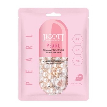 Jigott Pearl Real Ampoule Sheet Mask 27ml